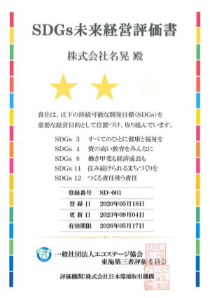 SDGs未来経営評価書